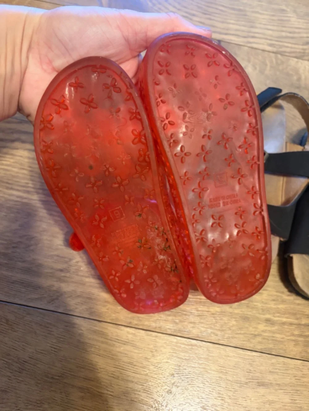 Toddler Girls Sandals Bundle Size 9C Old Navy Jelly + Jumping Bean Birk Style